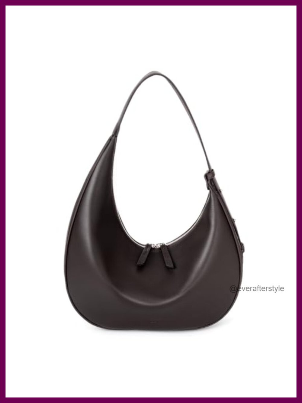 Genuine Leather Slouchy Hobo Bag Crescent Crossbody Purse for Women